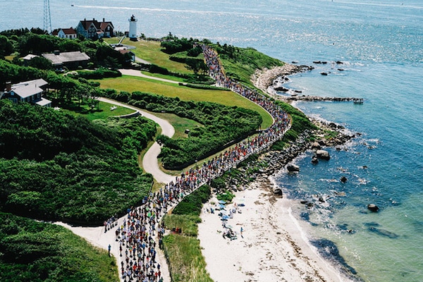 Falmouth Nobska Light and Falmouth Road Race Runners